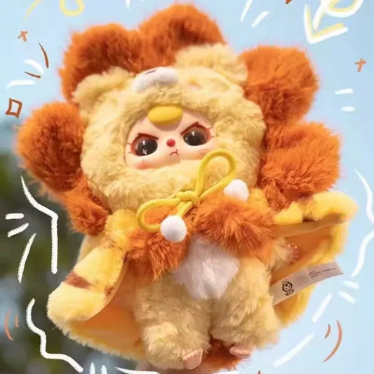 【01391】Babythree "I'm Not a Hero" Plush Blind Box Trendy Cute Doll Girl Bag Charm Ornament Gift