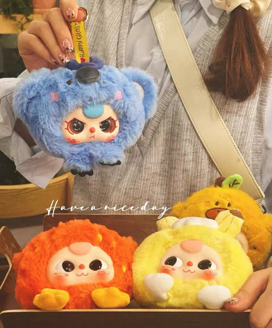 【00988】baby three plush blind box doll bag - spoiling you rotten! Bag charm, a gift for girls