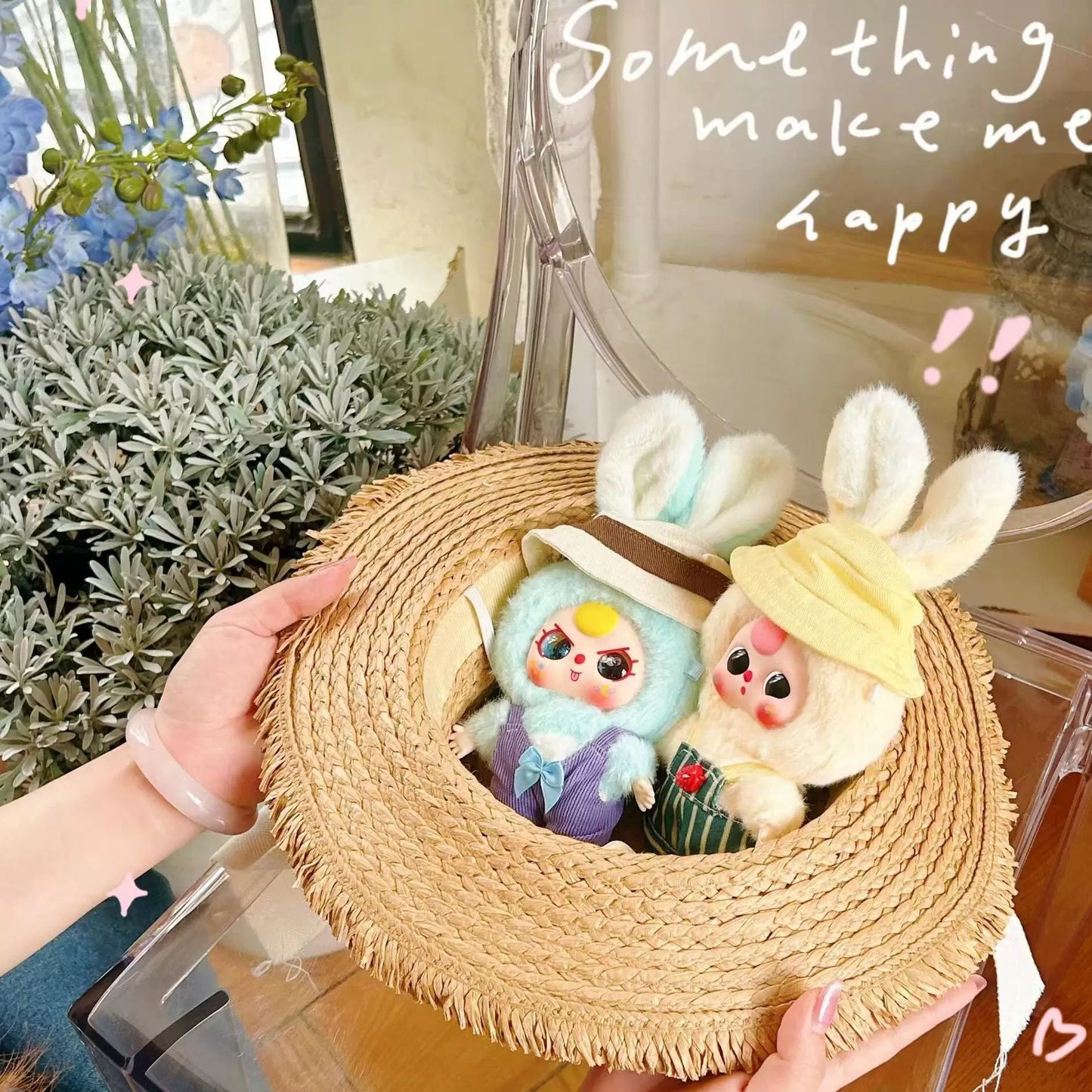 【00021】baby three-Macaron Little Bunny Series Trendy Toy Blind Box Figurines, Cute Gifts for Girls, Ornaments