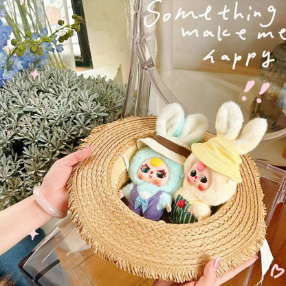 【00021】baby three-Macaron Little Bunny Series Trendy Toy Blind Box Figurines, Cute Gifts for Girls, Ornaments