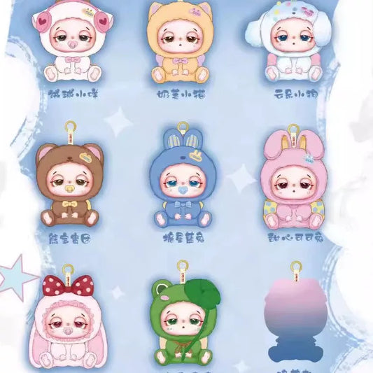 【03792】baby three，is currently experiencing a lucky draw with plush blind boxes, cute dolls, trendy toys, and bag charms.